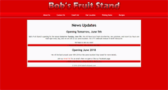 Desktop Screenshot of bobsfruitstand.com