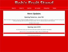 Tablet Screenshot of bobsfruitstand.com